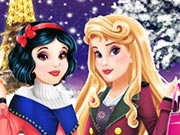 Aurora and Snow White Winter Fashion