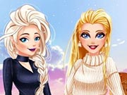 Barbie and Elsa Autumn Patterns