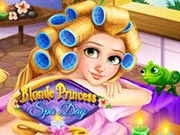 Blonde Princess Spa Day