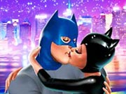 Catwoman Night Kissing