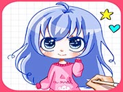 coloring book anime girls and boys - Play Game