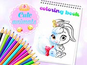 Cute Animals Coloring Book