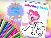 Cute Pony Coloring Book