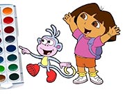 Dora The Explorer Coloring Book