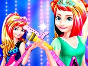 Elsa and Anna Royals Rock Dress
