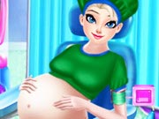 Elsa Pregnant Caring