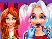 Harley Quinn Dentist and Make Up