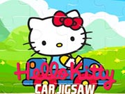 Hello Kitty Car Jigsaw