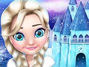 Ice Princess Doll House Design and Decoration Game