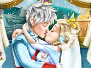 Ice Queen Wedding Kiss