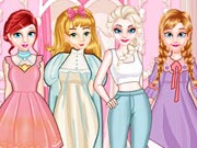 Princess Paper Doll Style Dress Up