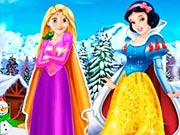 Rapunzel And Snow White Winter Dress Up