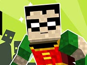 teen titans go minecraft teenage runner 3d