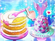Unicorn Chef Mermaid Cake