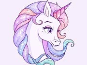 Unicorn Coloring Book Glitter